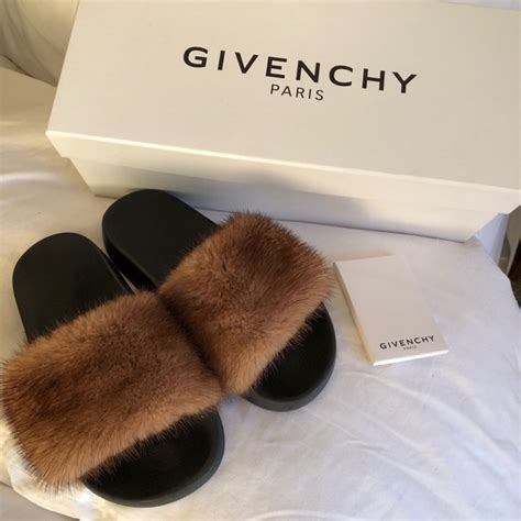 givenchy fur slides sale|Givenchy clearance sale.